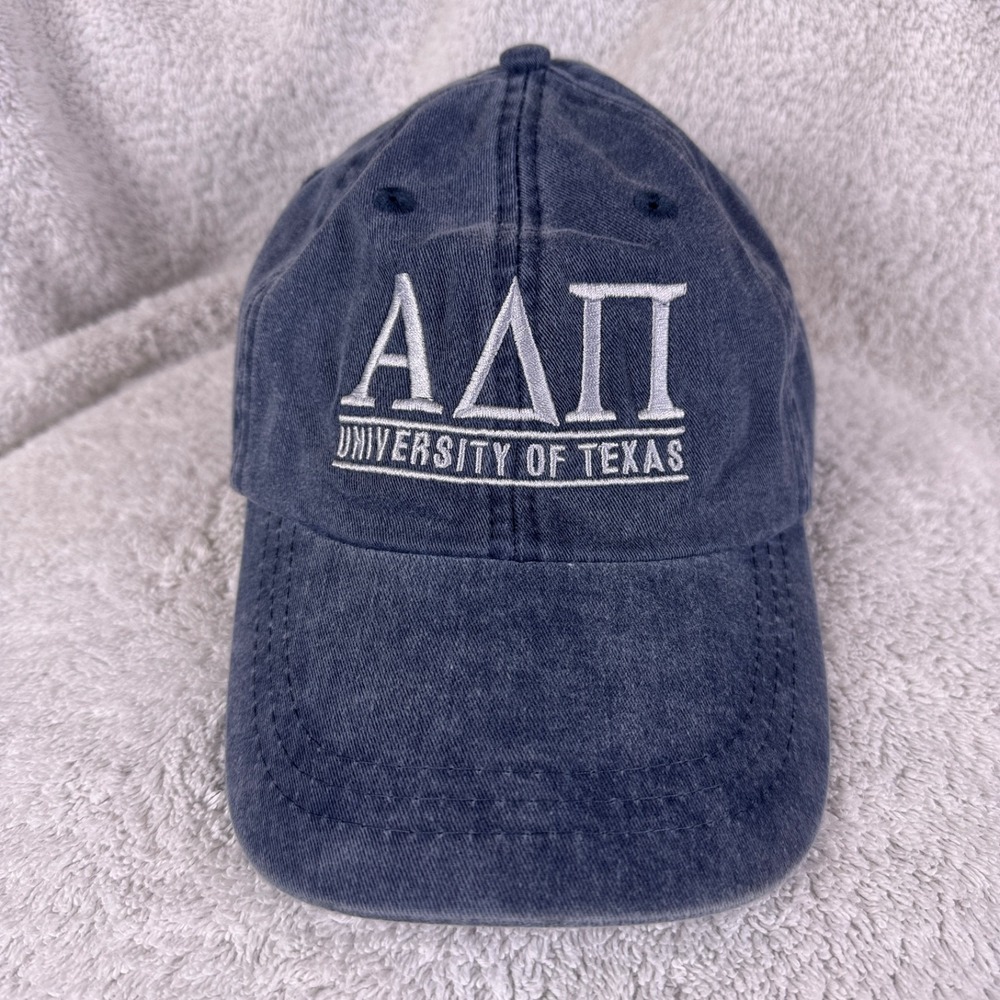 Texas State University‎ Hat Blue Alpha Delta Pi Cap Adult Adjustable Cotton